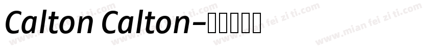 Calton Calton字体转换